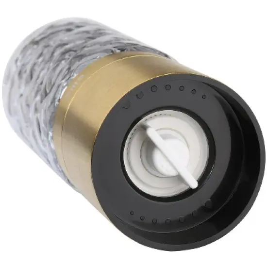 Cilio "Cristallo" Salt or Pepper Mill, Gold, 2"dia. X 6.7" - 2 units image {3}