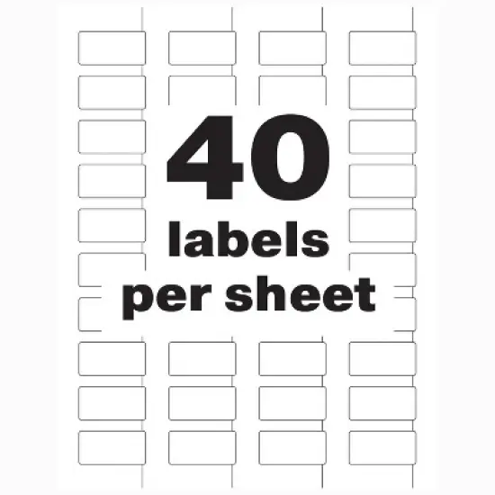 Avery PermaTrack Destructible Asset Tag Labels, 3/4" x 1-1/2", 320 Asset Tags (60529) image {5}