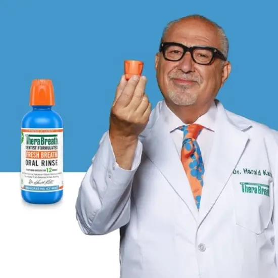 Therabreath Fresh Breath Mouthwash Icy Mint - 33.8 fl oz image {3}