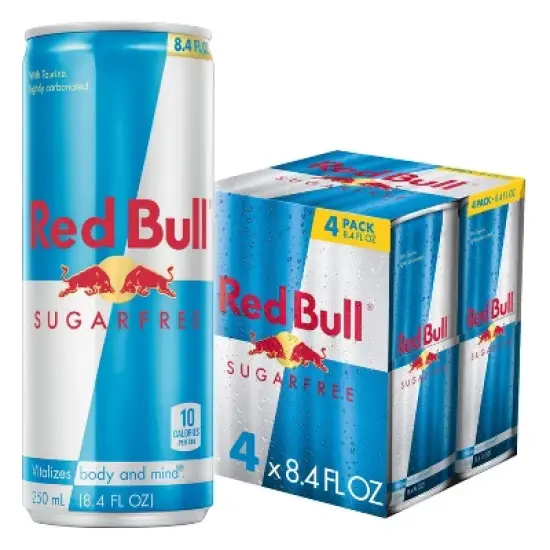 Red Bull Sugar Free Energy Drink - 4pk/8.4 fl oz Cans image {12}
