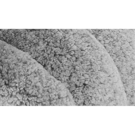 Sleepy Pet Slipper Covered Dog Bed - Silver image {2}