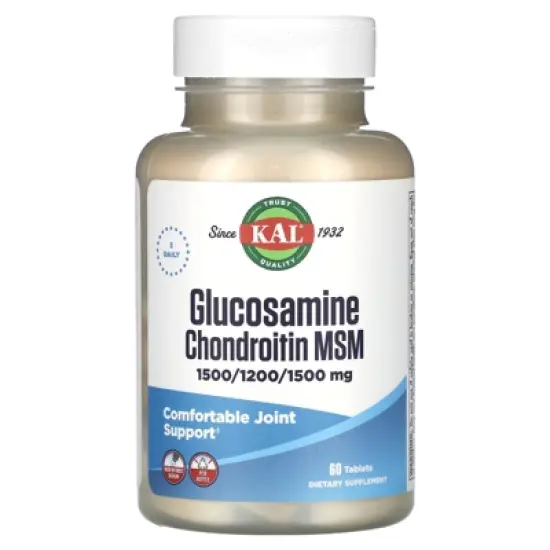 KAL Glucosamine Chondroitin MSM, 60 Tablets image {4}