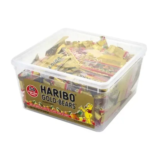Haribo Gold Gummy Bears Snack-Size Packs - 22.8oz/54ct image {2}