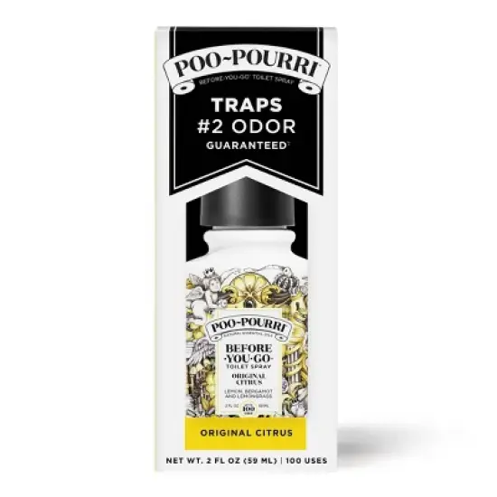 Poo-Pourri Before-You-Go Original Citrus, Lemon, Bergamot and Lemongrass Toilet Spray image {1}