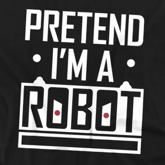 Toddler Boys' Popfunk Halloween Pretend I'M A Robot Costume T-Shirt image {1}