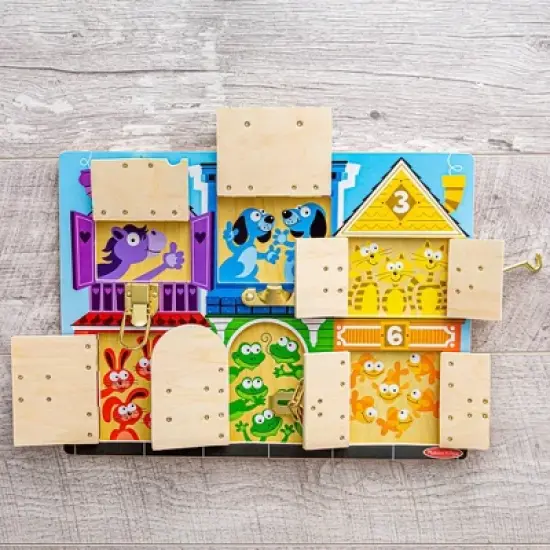 Melissa & Doug Latches Wooden Activity Board image {8}