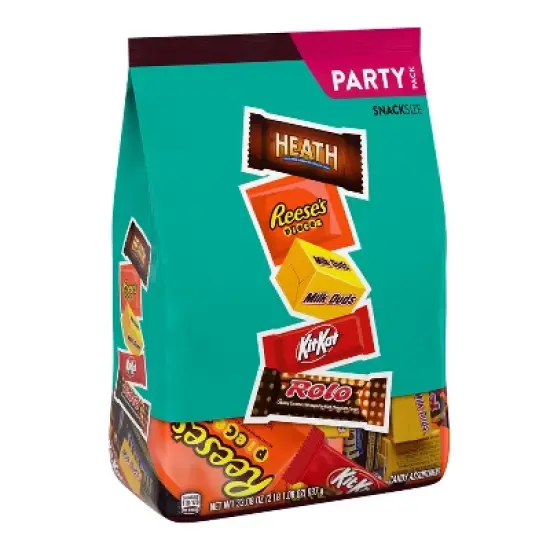 Hershey's Assorted Snack Size Candy Party Bag - 33.08oz image {1}