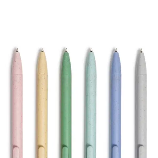 U Brands U-Eco 6pk Ballpoint Pens Core Speckle 0.7mm Black Ink image {3}