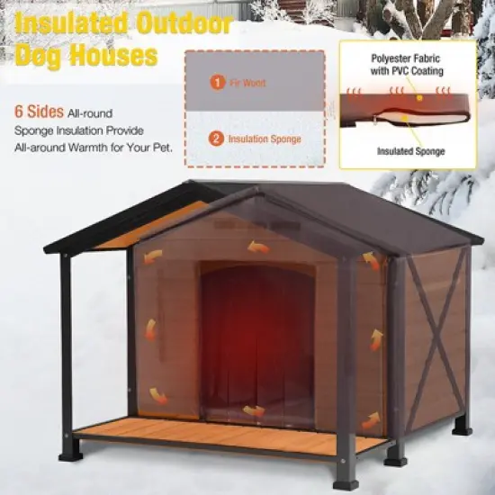 Aivituvin Waterproof Insulated Dog House| Liner Inside-AIR88-IN/89-IN image {2}