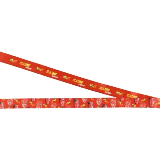 Disney Cars Lightning McQueen Blazing Forward Lanyard with ID Badge Holder image {4}