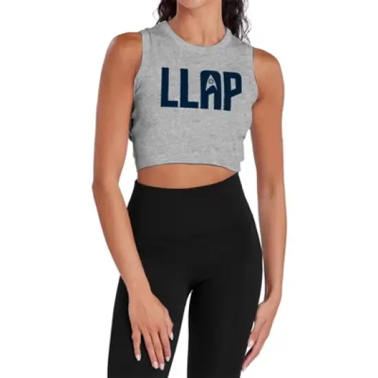 Women's Star Trek Llap Sleeveless Crop Top Tank image {5}