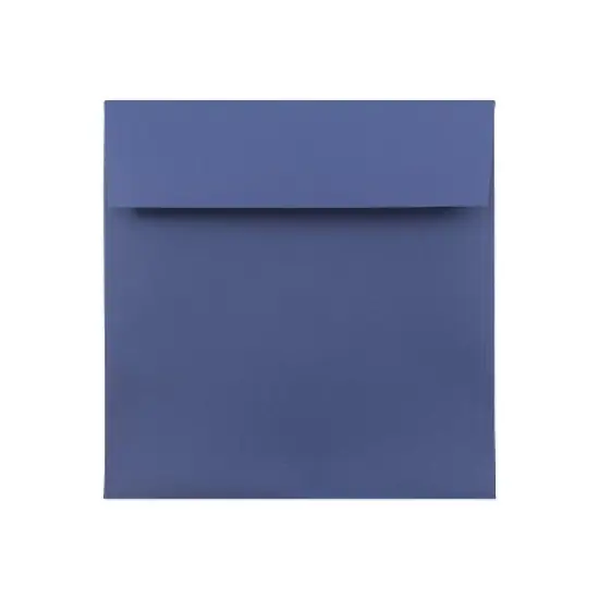 JAM Paper 7.5 x 7.5 Square Invitation Envelopes Presidential Blue 263913007 image {2}
