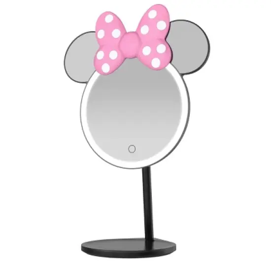 Impressions Vanity Minnie Mouse Bowtiful LED Tabletop Makeup Mirror image {4}