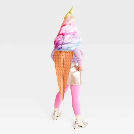 Adult Humor Ice Cream Cone Costume Pullover - Hyde and EEK! Boutique&trade; OSFM image {1}