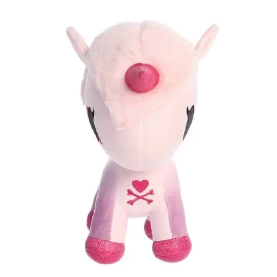 Aurora Small Flower Power Peony Unicorno tokidoki Enchanting Stuffed Animal Pink 7.5" image {1}
