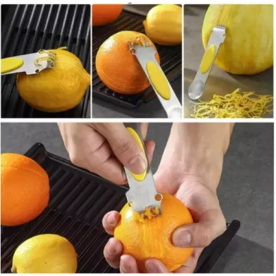 Kitcheniva 3-in-1 Lemon Zester Grater image {1}
