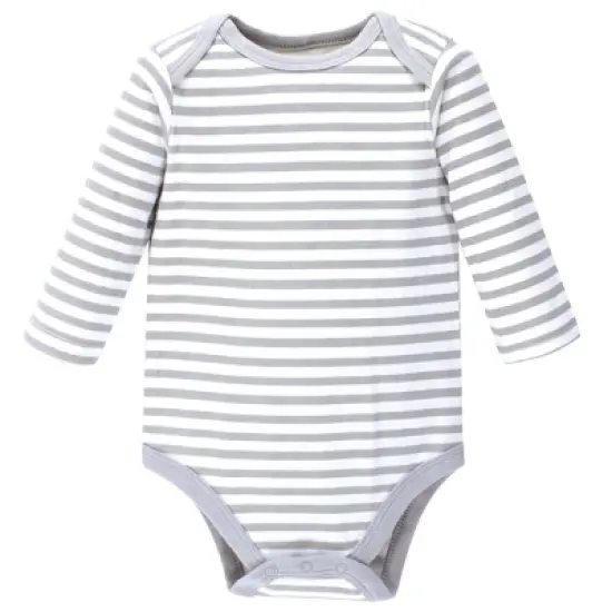 Hudson Baby Cotton Long-Sleeve Bodysuits 7pk, Moon And Back image {5}