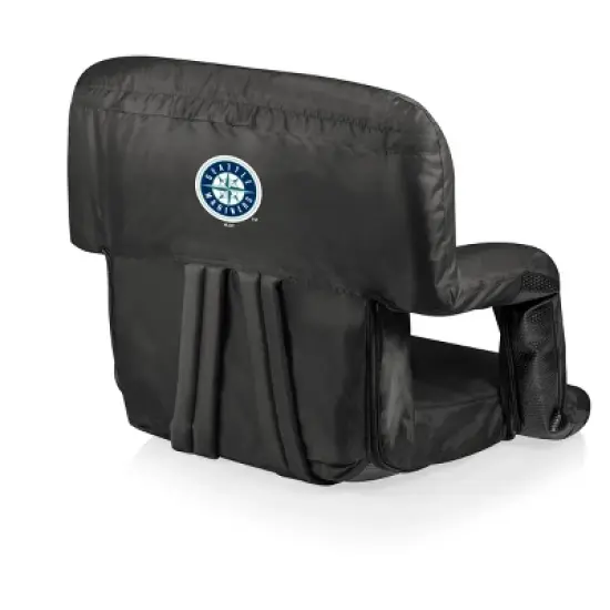 MLB Seattle Mariners Ventura Portable Reclining Stadium Seat - Black image {7}