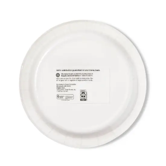 White Plate Dinnerware - 54ct - up & up&trade; image {1}