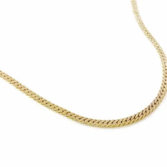 sanctuaire Snake Chain Necklace Gold image {1}