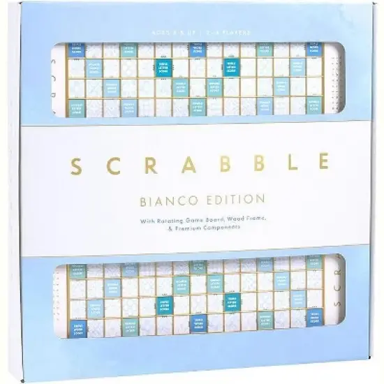 WS Game Company Scrabble Bianco Edition Board Game image {6}