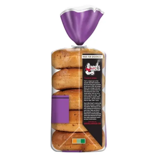 Dave's Killer Bread Organic Cinnamon Raisin Remix Bagels - 16.75oz image {6}