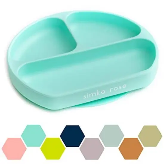 Simka Rose Silicone Suction Plate for Baby and Toddler image {15}