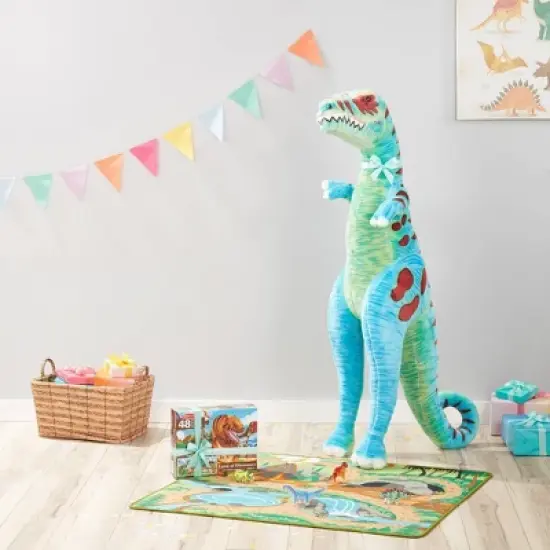 Melissa & Doug Jumbo T-Rex Dinosaur - Lifelike Stuffed Animal (over 4 feet tall) image {8}