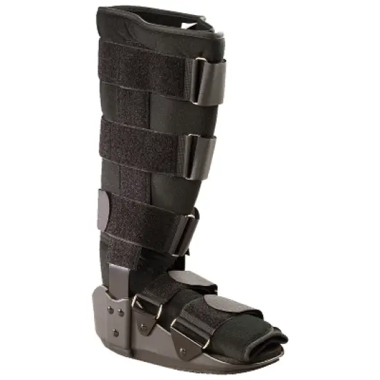 OTC Walker Boot, Short Leg Cast, High Top, Black image {4}