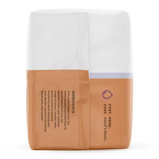 The Honey Pot Company, Herbal Overnight Incontinence Pads with Wings, Organic Cotton Cover - 16ct image {8}