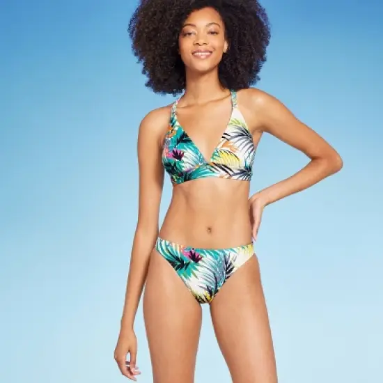 Women's Low-Rise Cheeky Bikini Bottom - Shade & Shore&trade; Multi Tropical Print image {2}