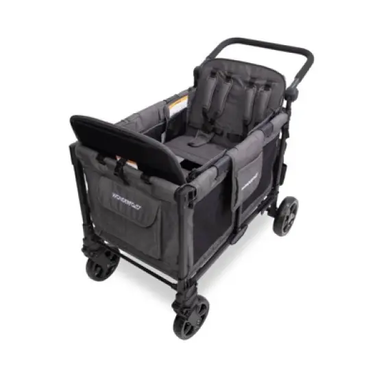 WONDERFOLD W4 Elite Pro Wagon Stroller - Charcoal Gray image {8}