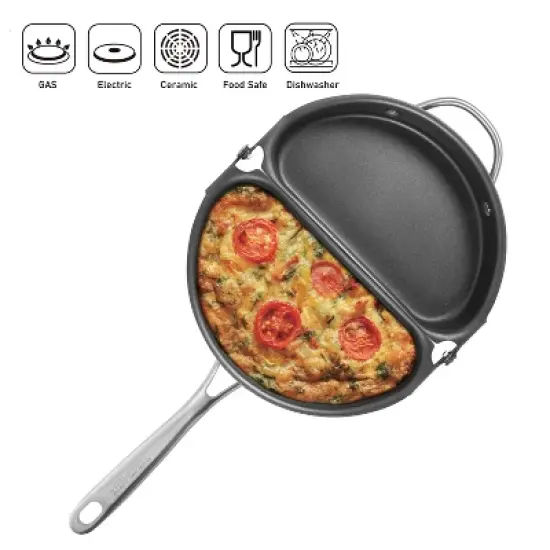 TECHEF Frittata and Omelette Double Sided Pan image {3}