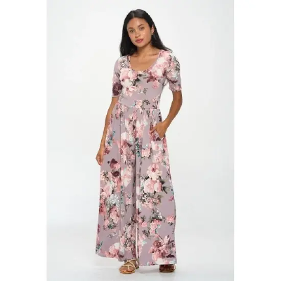 WEST K Women's Jana Short Sleeve Knit Jumpsuit image {10}