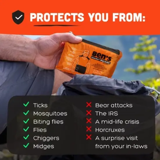 Ben's InvisiNet Bug Jacket and Mitts image {3}