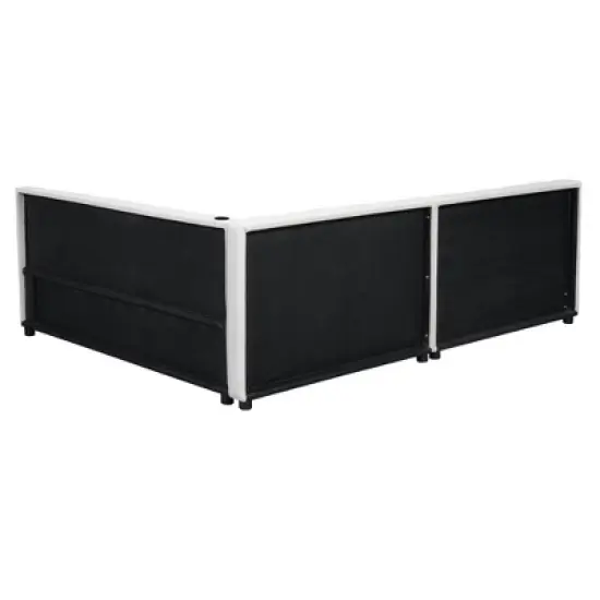 Queen/Full Size Platform Bed Frame, Upholstered Floor Bed Daybed with USB Ports -ModernLuxe image {7}