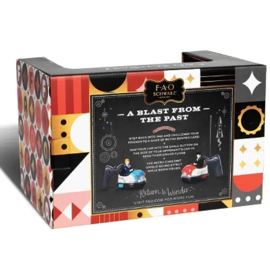 FAO Schwarz Premium 2-Player Remote Control Toy Bumper Car Set image {6}