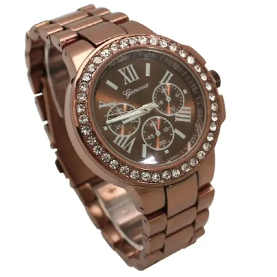 Olivia Pratt Rhinestone Roman Numeral Boyfriend Watch image {2}