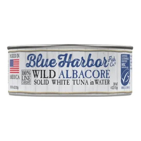 Blue Harbor Solid Albacore Tuna in Water with Sea Salt - 4.6oz image {7}