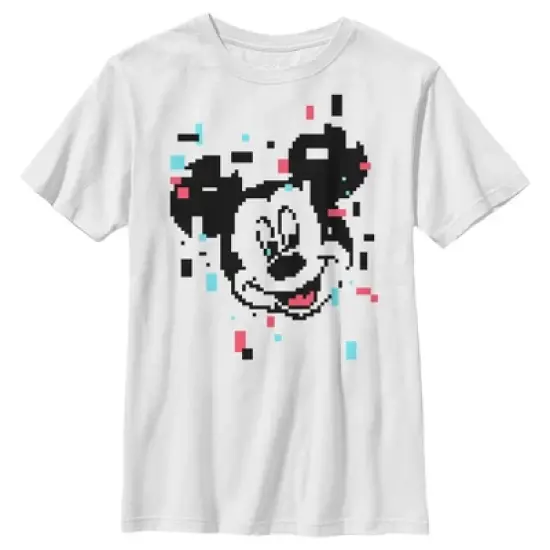 Boy's Disney Mickey Mouse Pixels T-Shirt image {3}
