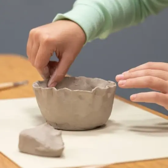 Sax Low Fire Earthenware Clay, White, 50 Pounds image {4}