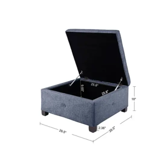 Isaac Storage Ottoman image {5}
