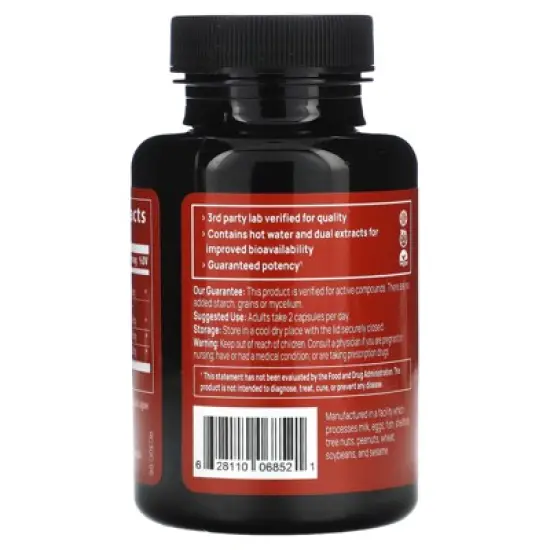 Real Mushrooms RealClarity, Mushrooms + Herbs, 60 Capsules image {2}