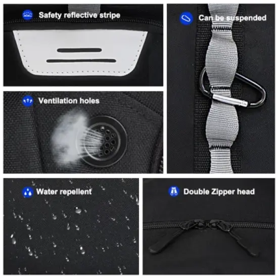 Youth Soccer Bag,Basketball Bag with Ball Compartment & Shoe Compartment,Backpack image {4}