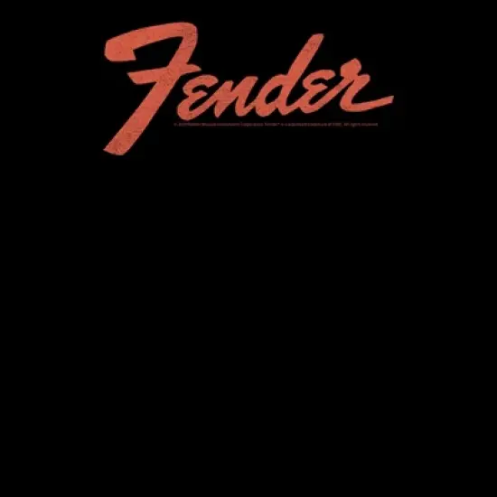 Junior's Fender Classic Logo T-Shirt image {1}