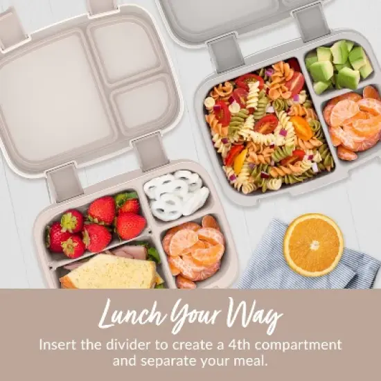 Bentgo Fresh Leakproof Bento Lunch Box 2pk - Dune & Moondust: BPA-Free Containers image {5}