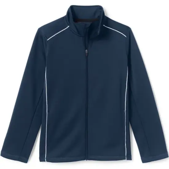 Lands' End School Uniform Kids Active Track Jacket image {3}