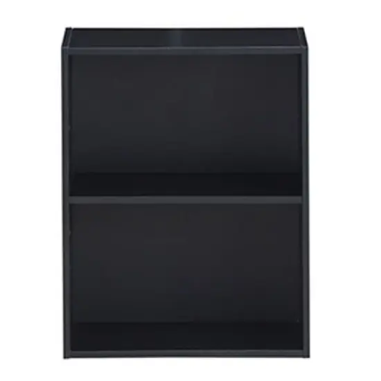 Tangkula 2-Tier Storage Night Stand Open Display Shelf MDF End Table image {7}
