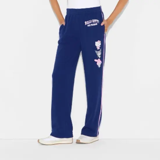 Women's Hello Kitty & Friends Graphic Pants - Navy Blue image {1}