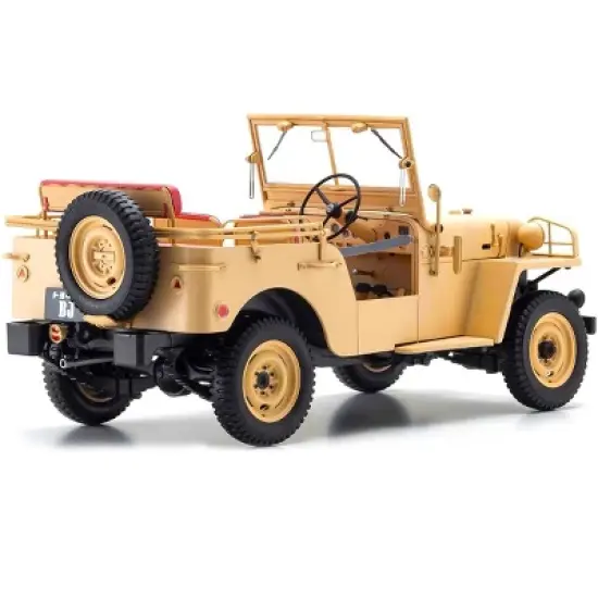 Toyota Land Cruiser BJ RHD (Right Hand Drive) Beige 1/18 Diecast Model Car by Kyosho image {4}
